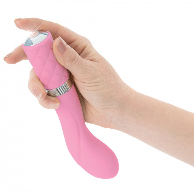 Pillow Talk Sassy Luxurious G-Spot Massager with Swarovski Crystal Pink
