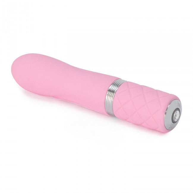 Pillow Talk Flirty Luxurious Mini Massager with Swarovski Crystal Pink
