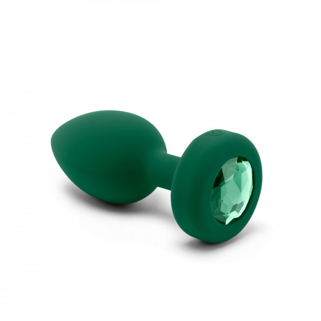b-Vibe Vibrating Jewel Plug M/L Emerald