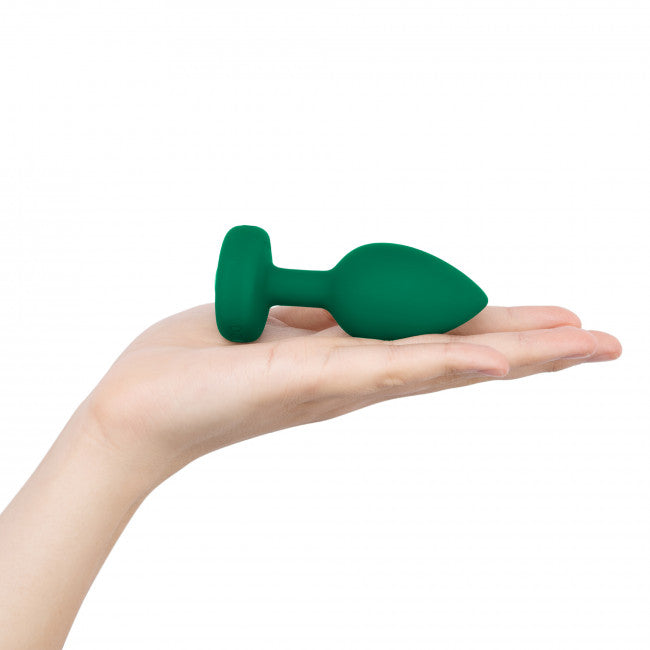 b-Vibe Vibrating Jewel Plug M/L Emerald