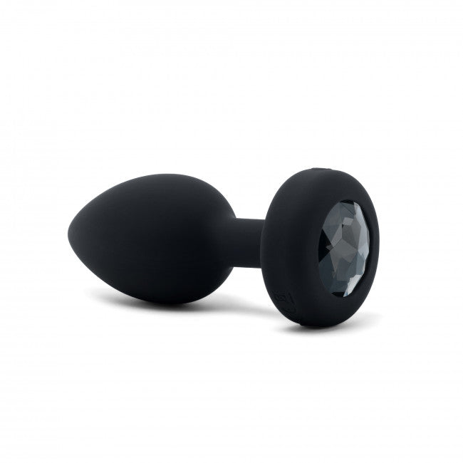 b-Vibe Vibrating Jewel Plug M/L Black Diamond