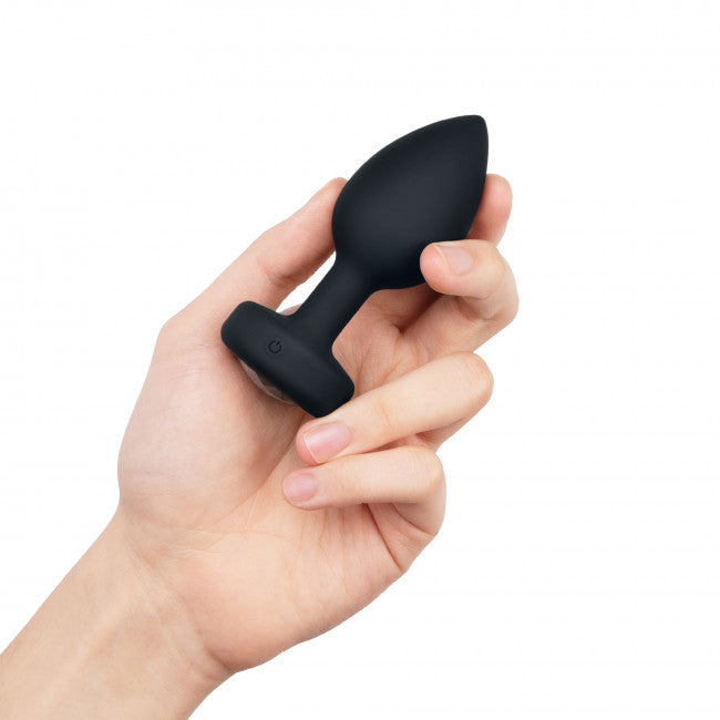 b-Vibe Vibrating Jewel Plug M/L Black Diamond