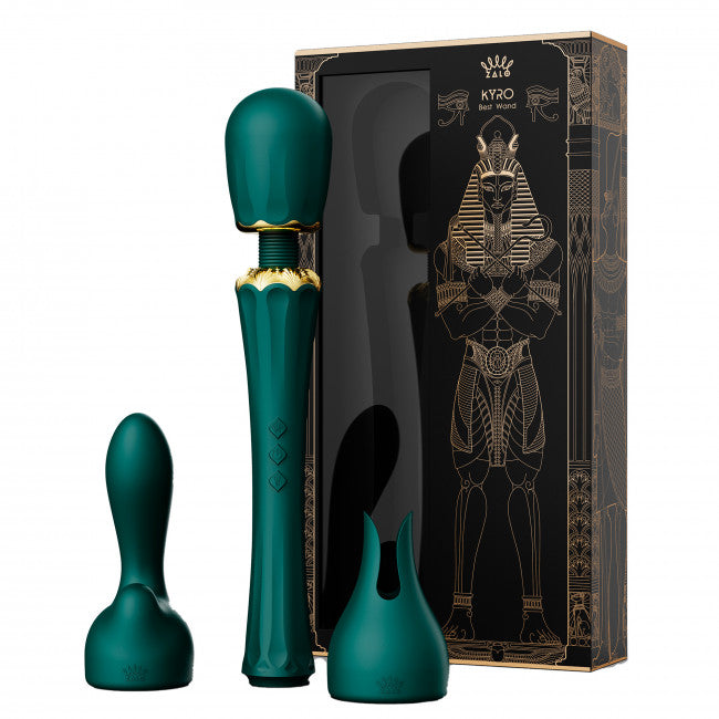 Zalo Kyro Wand Vibrator Turquoise Green