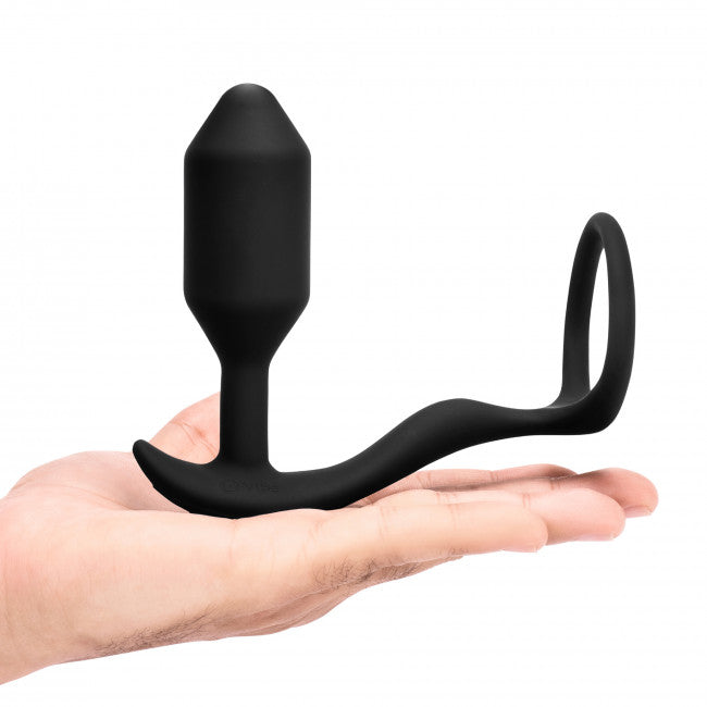 b-Vibe Vibrating Snug & Tug Black M