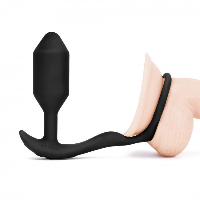 b-Vibe Vibrating Snug & Tug Black M