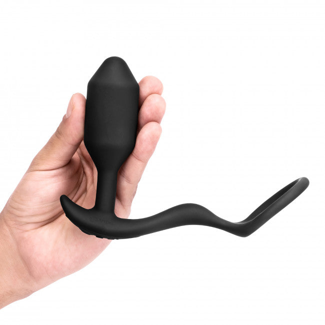 b-Vibe Vibrating Snug & Tug Black M