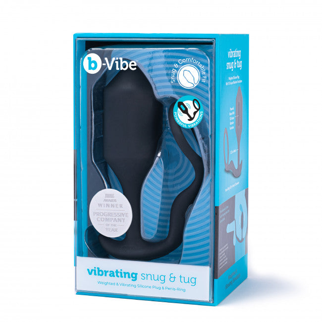 b-Vibe Vibrating Snug & Tug Black XL