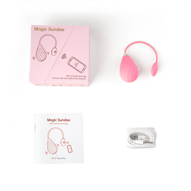 Magic Motion Magic Sundae App Controlled Love Egg Pink