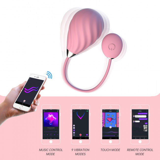 Magic Motion Magic Sundae App Controlled Love Egg Pink