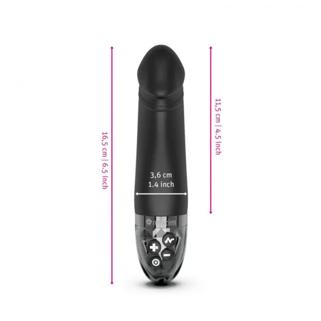Mystim Real Deal Neal eStim Vibrator Black
