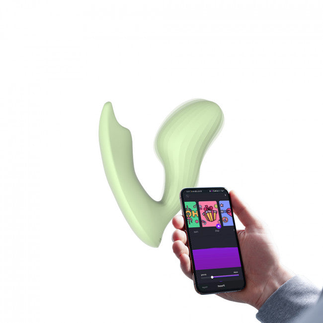 Magic Motion Umi Smart Wearable Dual Motor Vibrator Green