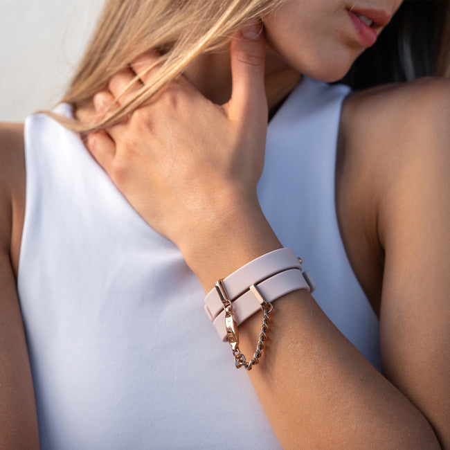 Crave ID Cuffs Bracelet Pink/Rose Gold