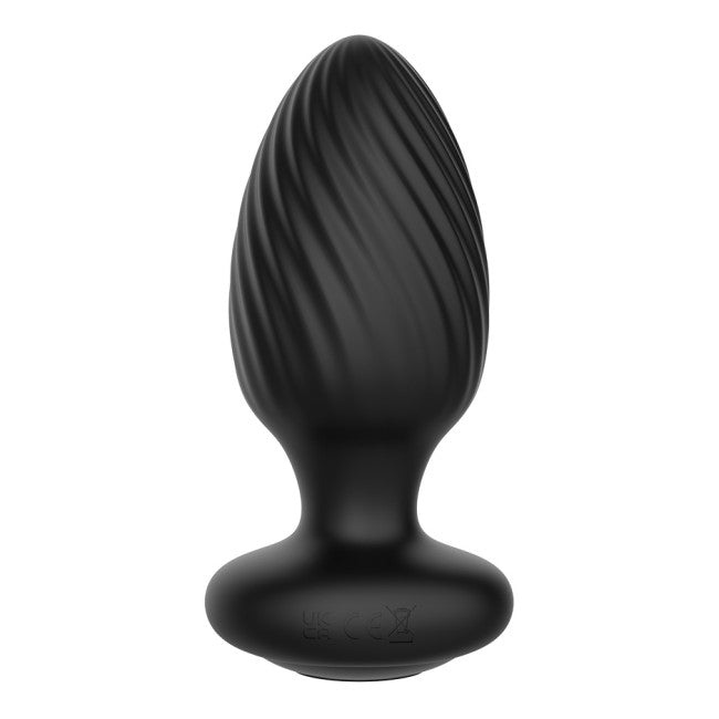 Nexus Tornado Rotating Remote Control Anal Plug Extra Large Black