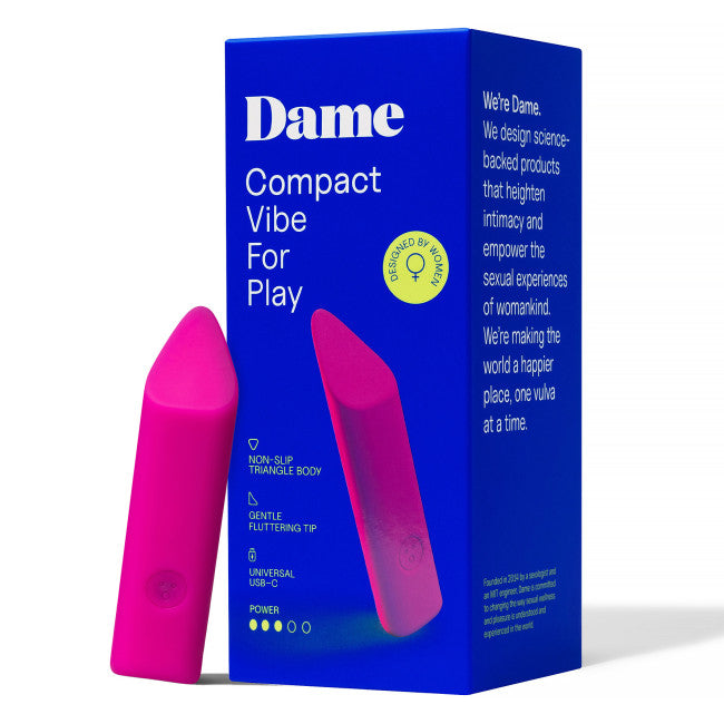 Dame Zig Compact Vibrator Magenta