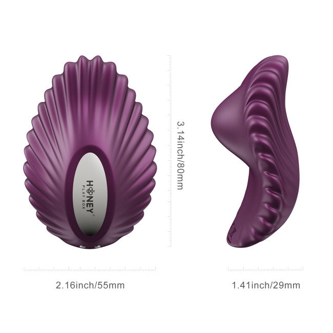 HoneyPlayBox Pearl App-Controlled Magnetic Panty Vibrator Purple