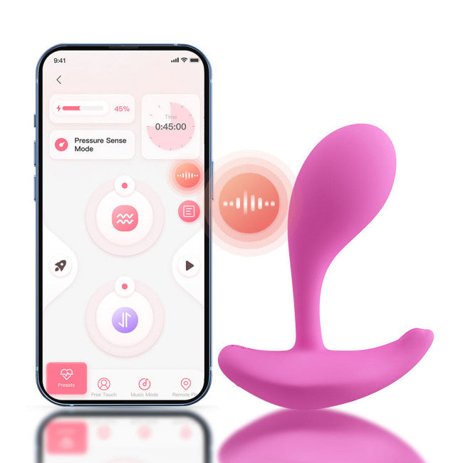 HoneyPlayBox Oly 2 Pressure Sensing App-Enabled Wearable Clit & G Spot Vibrator Pink