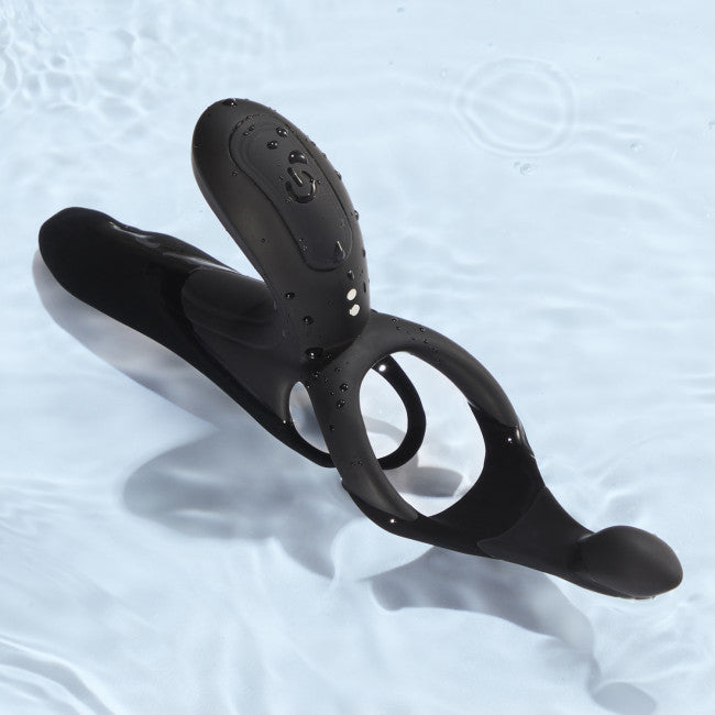 HoneyPlayBox Pleasure Pivot App-Controlled Couples Vibrator Black