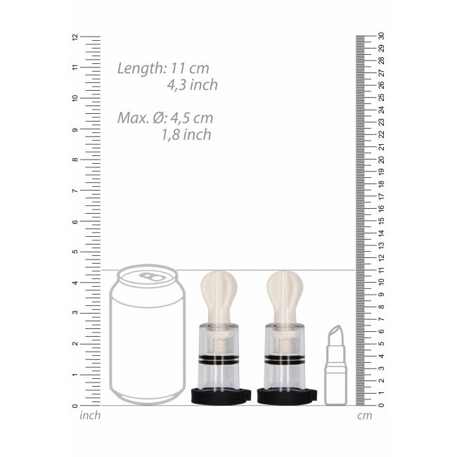 ElectroShock Electro Nipple Suckers Transparent