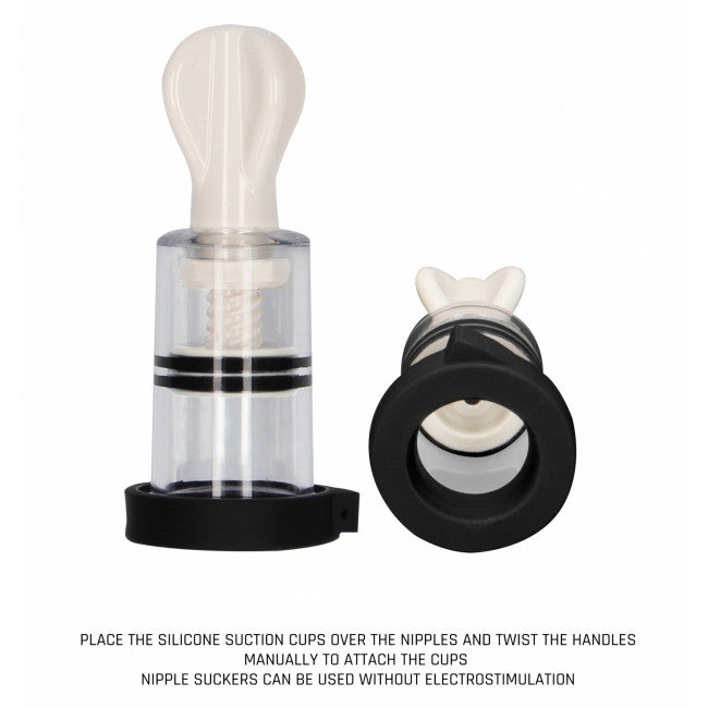 ElectroShock Electro Nipple Suckers Transparent