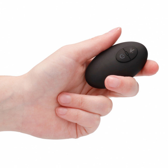 ElectroShock Remote Controlled E-Stim & Vibrating Prostate Massager Black