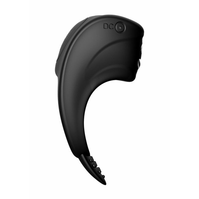 ElectroShock Cock Ring C-spot Massager Black
