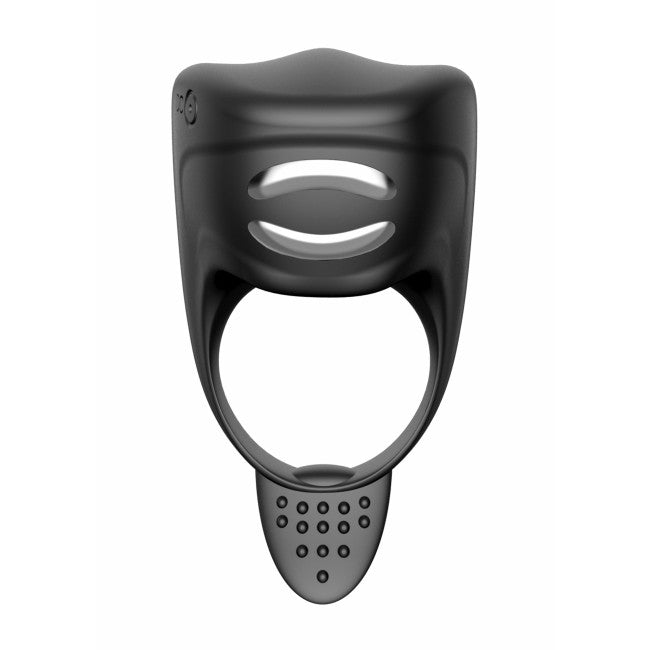 ElectroShock Cock Ring C-spot Massager Black