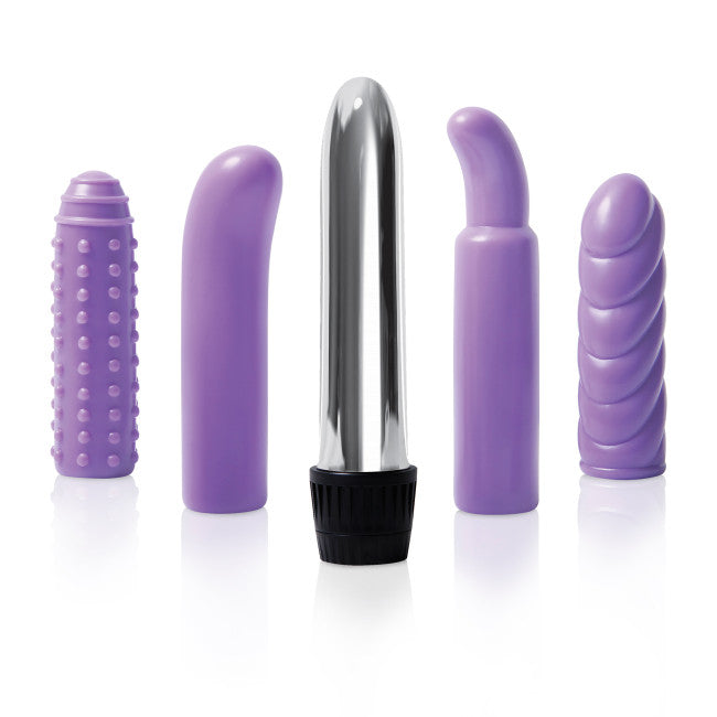 Evolved Multi-Sleeve Vibrator Kit Black