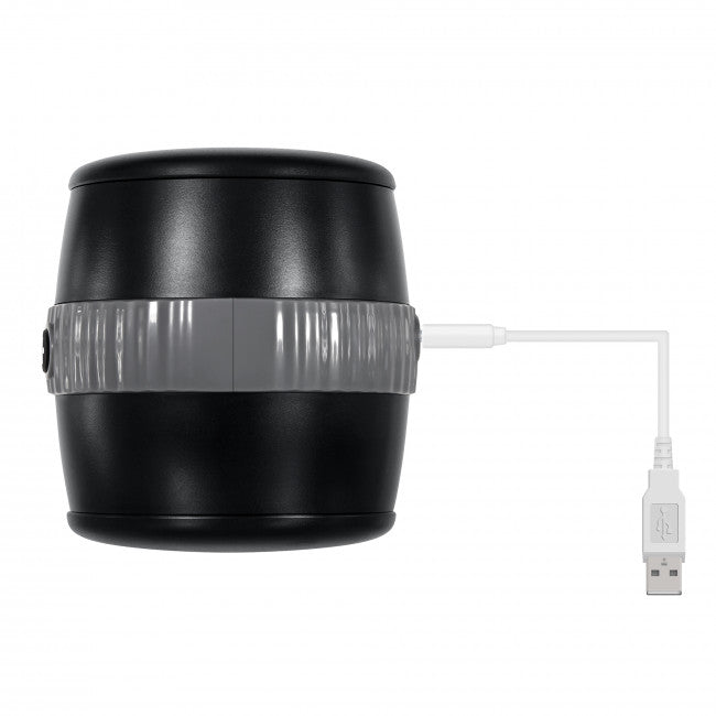 Evolved Barrel of Fun Masturbator Black
