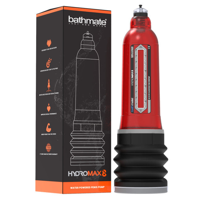 Bathmate Hydromax 8 Brilliant Red