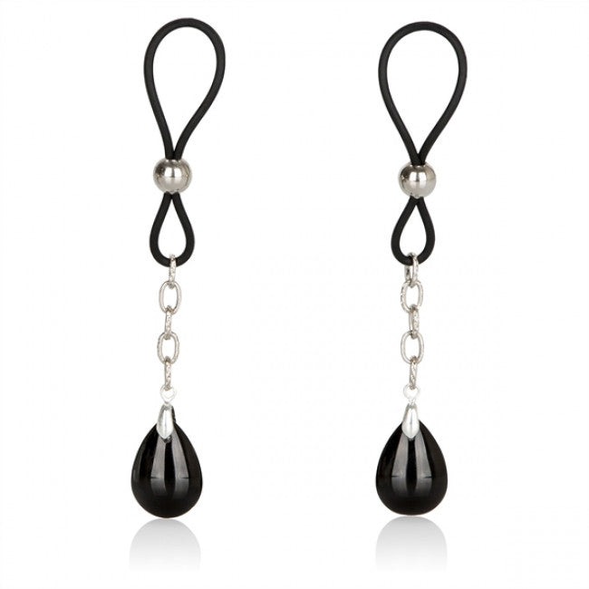 CalExotics Nonpiercing Nipple Jewelry Onyx