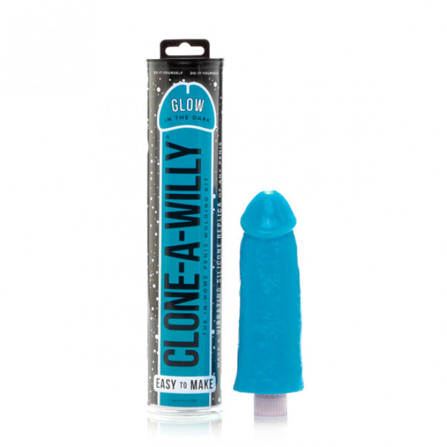 Clone A Willy Glow in the Dark - Glowing Penis Replica Kit Blue