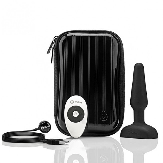 b-Vibe Trio Plug - Wireless Vibrating Plug Black