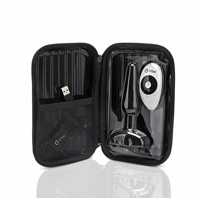 b-Vibe Trio Plug - Wireless Vibrating Plug Black