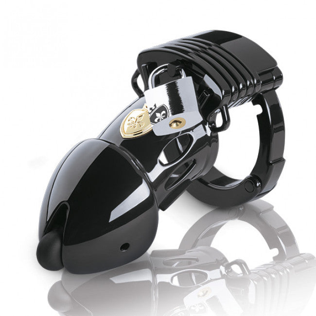 Mystim Pubic Enemy No 1 e-stim Cock Cage Black Edition