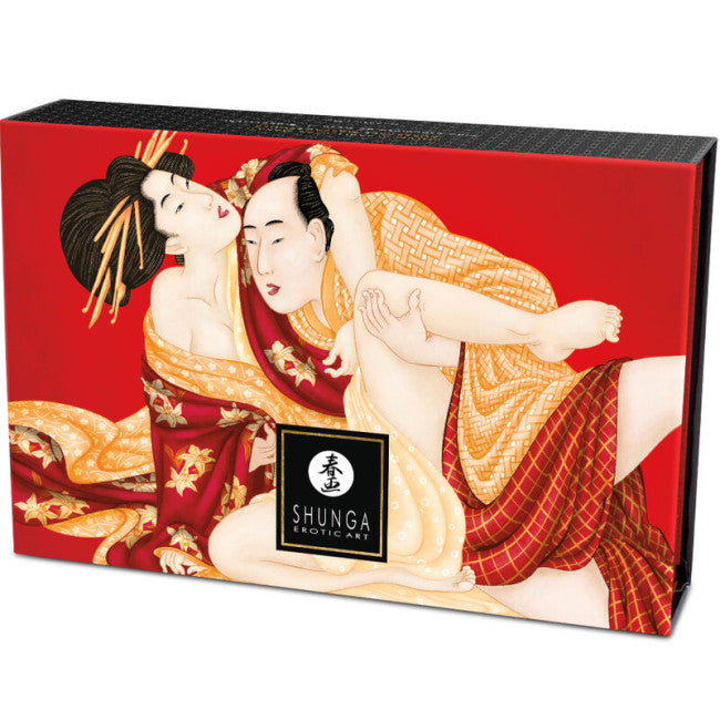 Shunga Edible Massage Powder Kit Strawberry