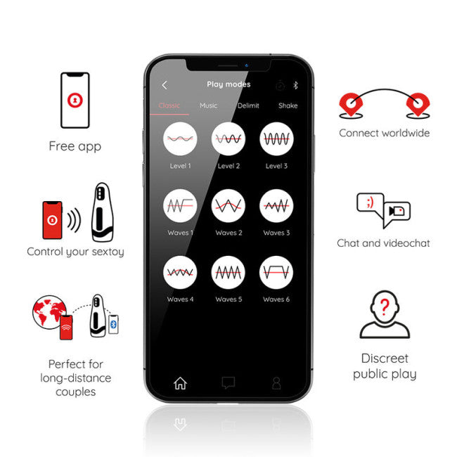 Oninder Seoul Rechargeable Male Masturbator 10 Speed Free App