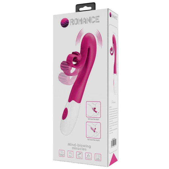 Romance Vibrator & Snail Clitoris Stimulator Pink