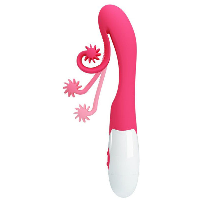 Romance Vibrator & Snail Clitoris Stimulator Pink