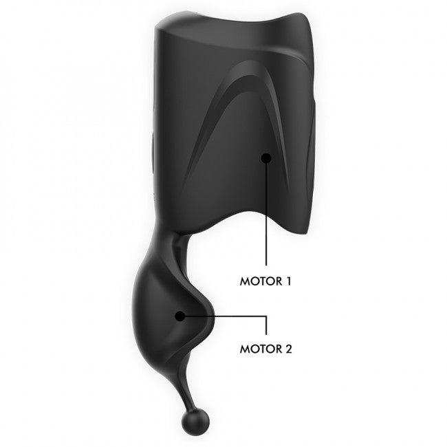 Jamyjob Rechargeable Head Stroker Masturbator Black