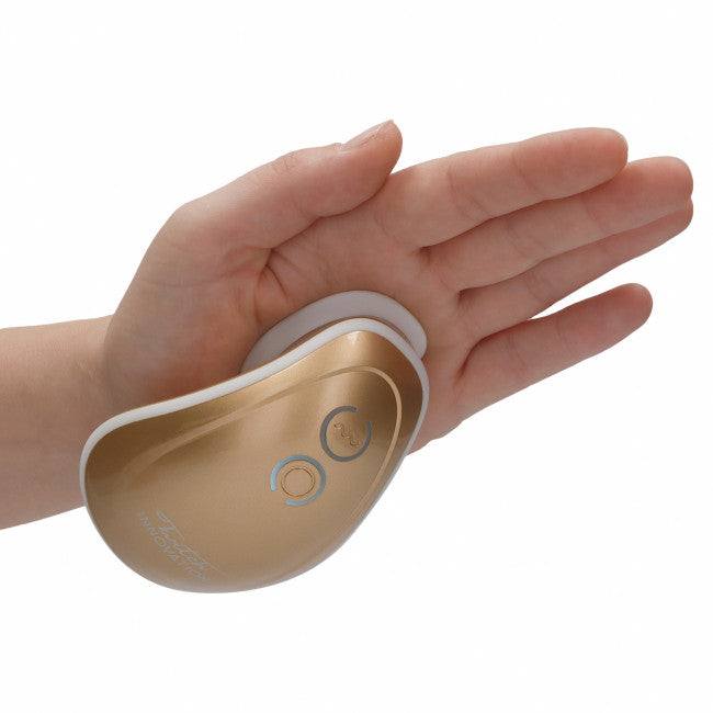 Shots Innovation Twitch Hands-Free Suction & Vibration Toy Gold