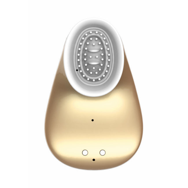 Shots Innovation Twitch Hands-Free Suction & Vibration Toy Gold