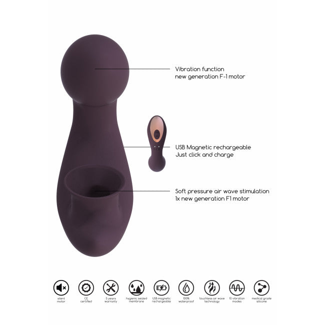 Irresistible Desirable Vibrator, Purple