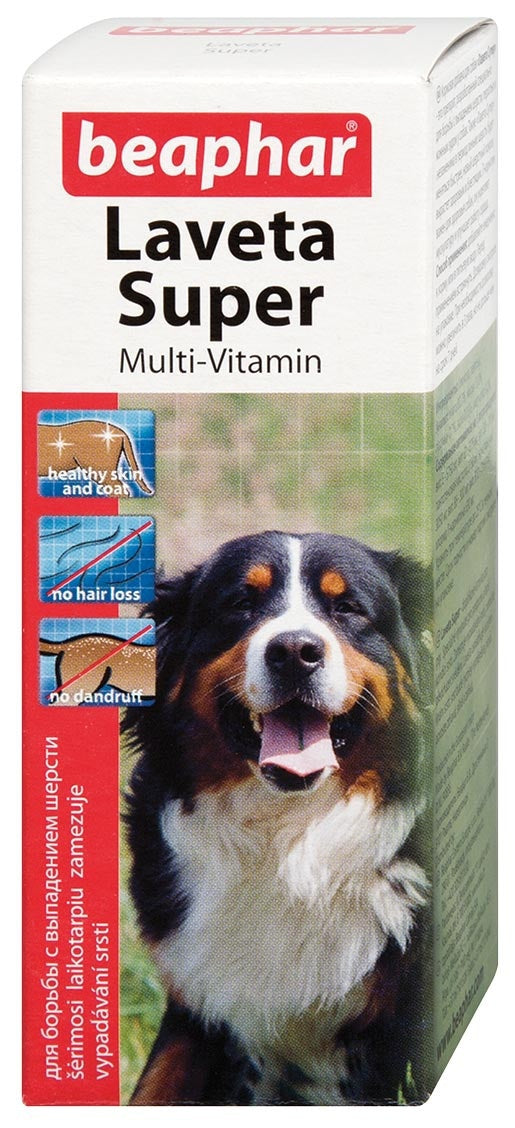 Beaphar Laveta Super Coat nourishing drops for dogs 50 ml