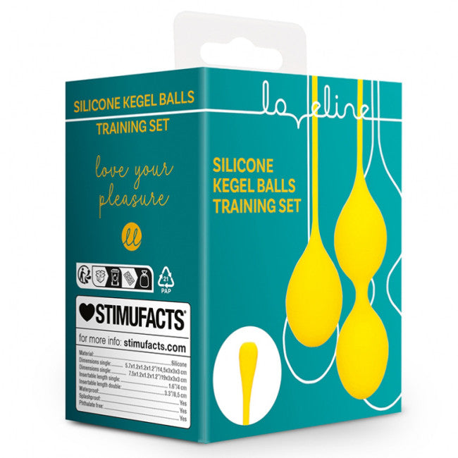 Loveline Silicone Kegel Balls Training Set Carambola