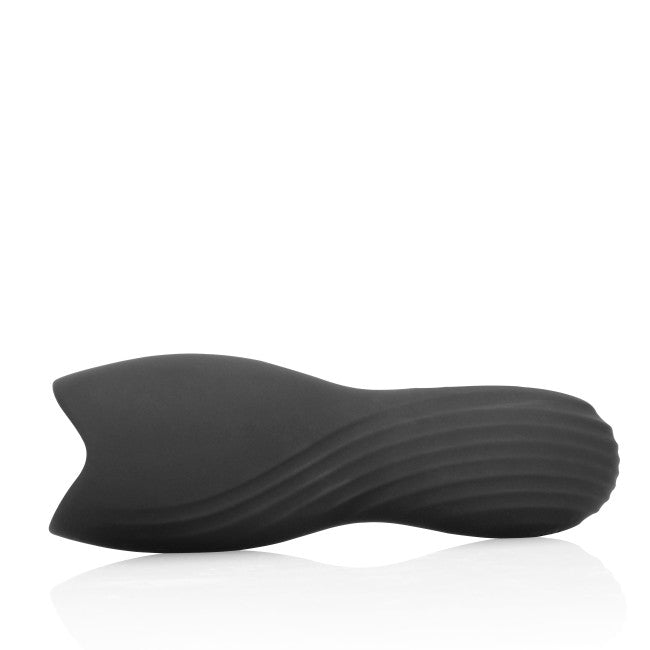 Loveline Vibrating Masturbator Sleeve Licorice Black