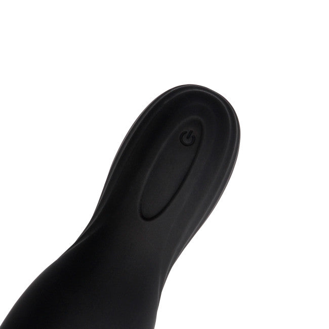 Loveline Vibrating Masturbator Sleeve Licorice Black