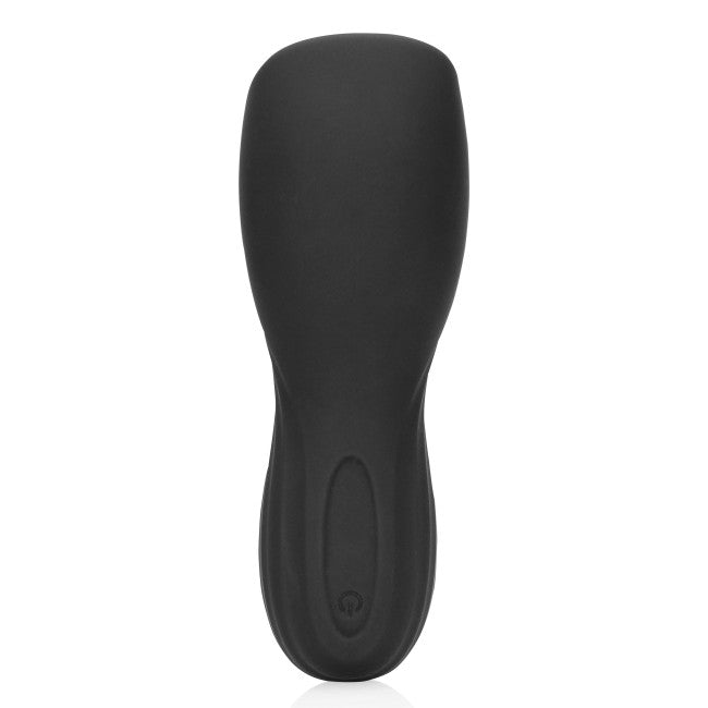 Loveline Vibrating Masturbator Sleeve Licorice Black