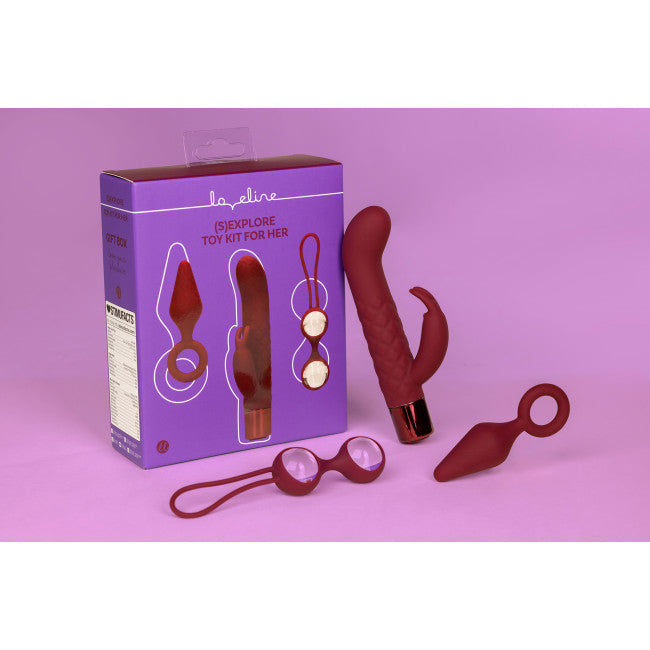 Loveline (S)explore Toy Kit for Her Dark Cherry
