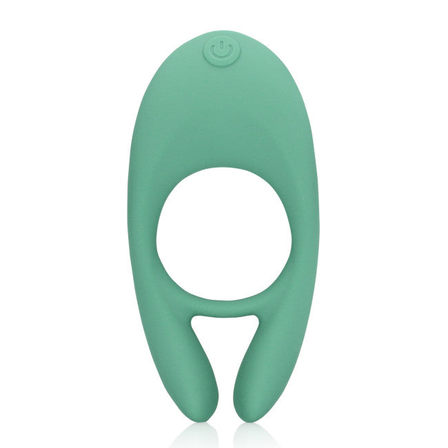 Loveline Ultra Soft Silicone Pointed Cock Ring Blue Grass