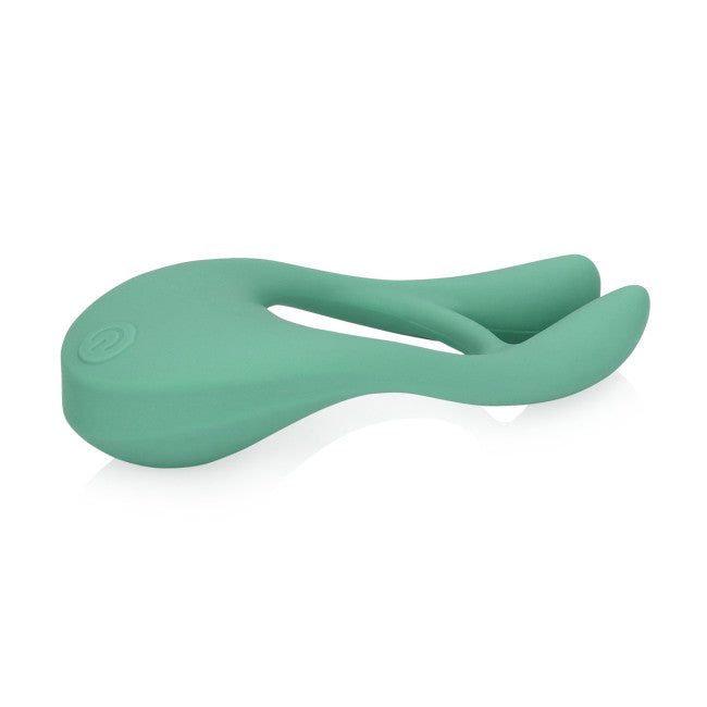 Loveline Ultra Soft Silicone Pointed Cock Ring Blue Grass